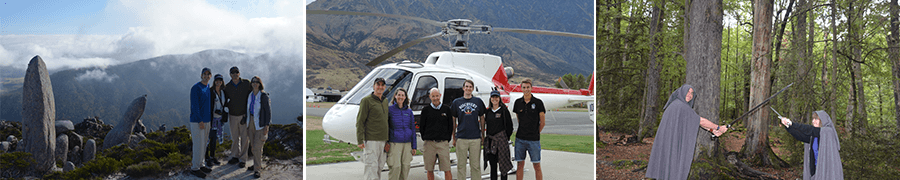 Bill Anderson and Family, USA, 15 Day Privately Guided New Zealand Lord of the the Rings Tour