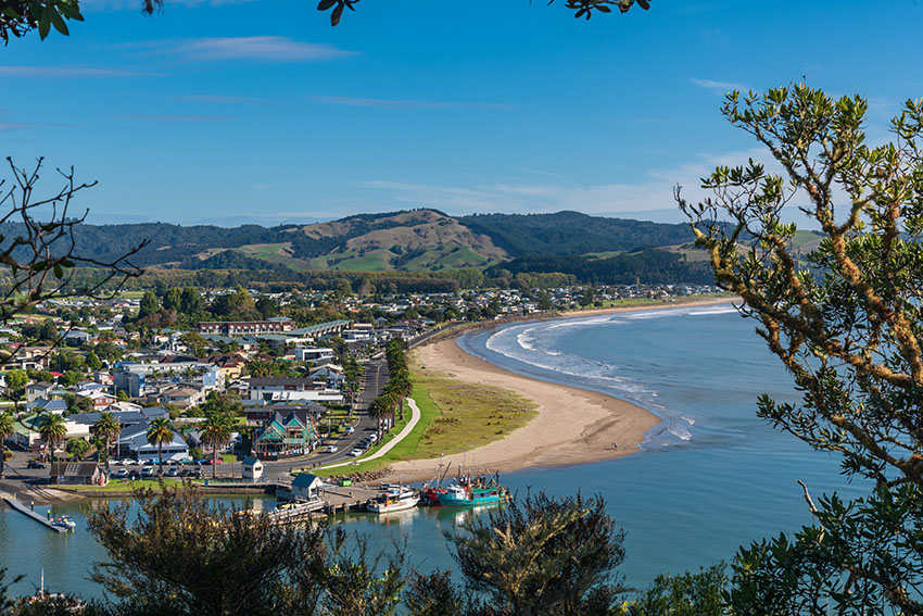 Whitianga seaside town New Zealand