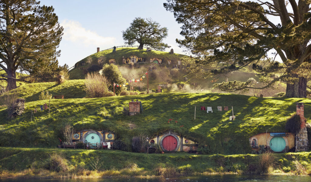 Hobbiton village in New Zealand