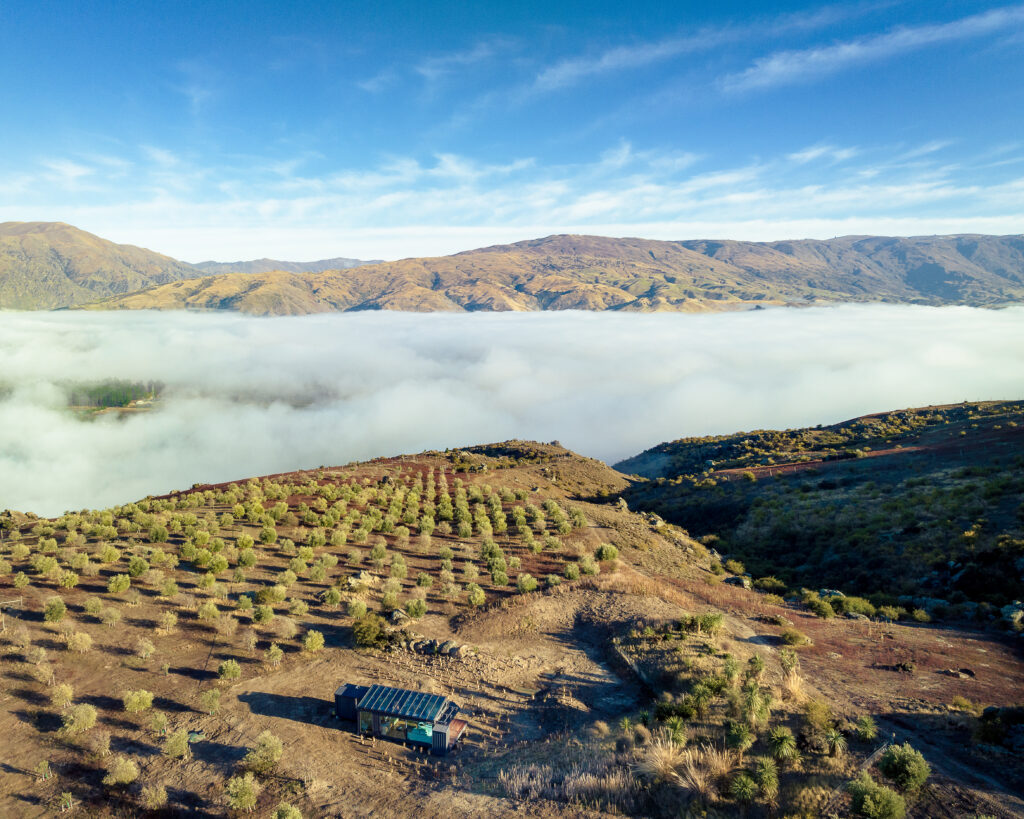 Aerial view of Central Otago Purepod
