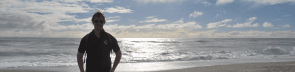 Chris on the West Coast of New Zealand