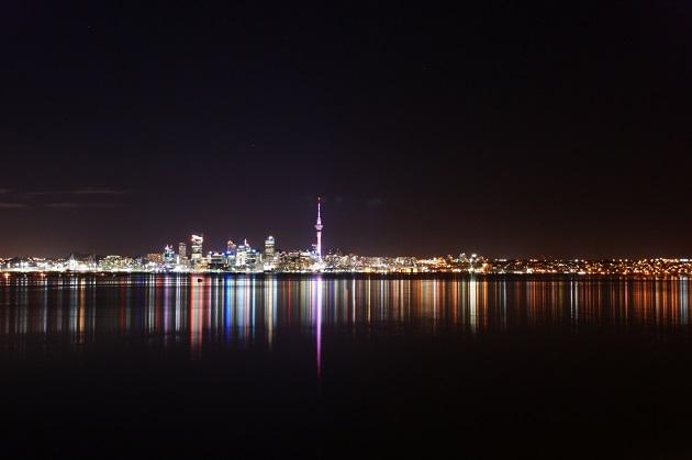 auckland night view